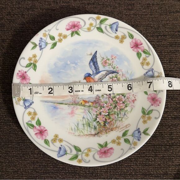 LEC LeClair Limoges France Porcelain Springtime Season Plate - Picture 9 of 11